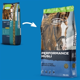 Aveve Performance Müsli 15 kg.